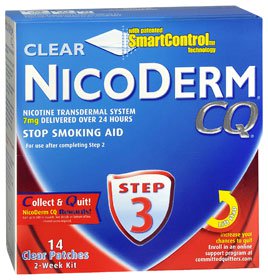 Nicoderm CQÂ¨ 7 mg Strength Stop Smoking Aid