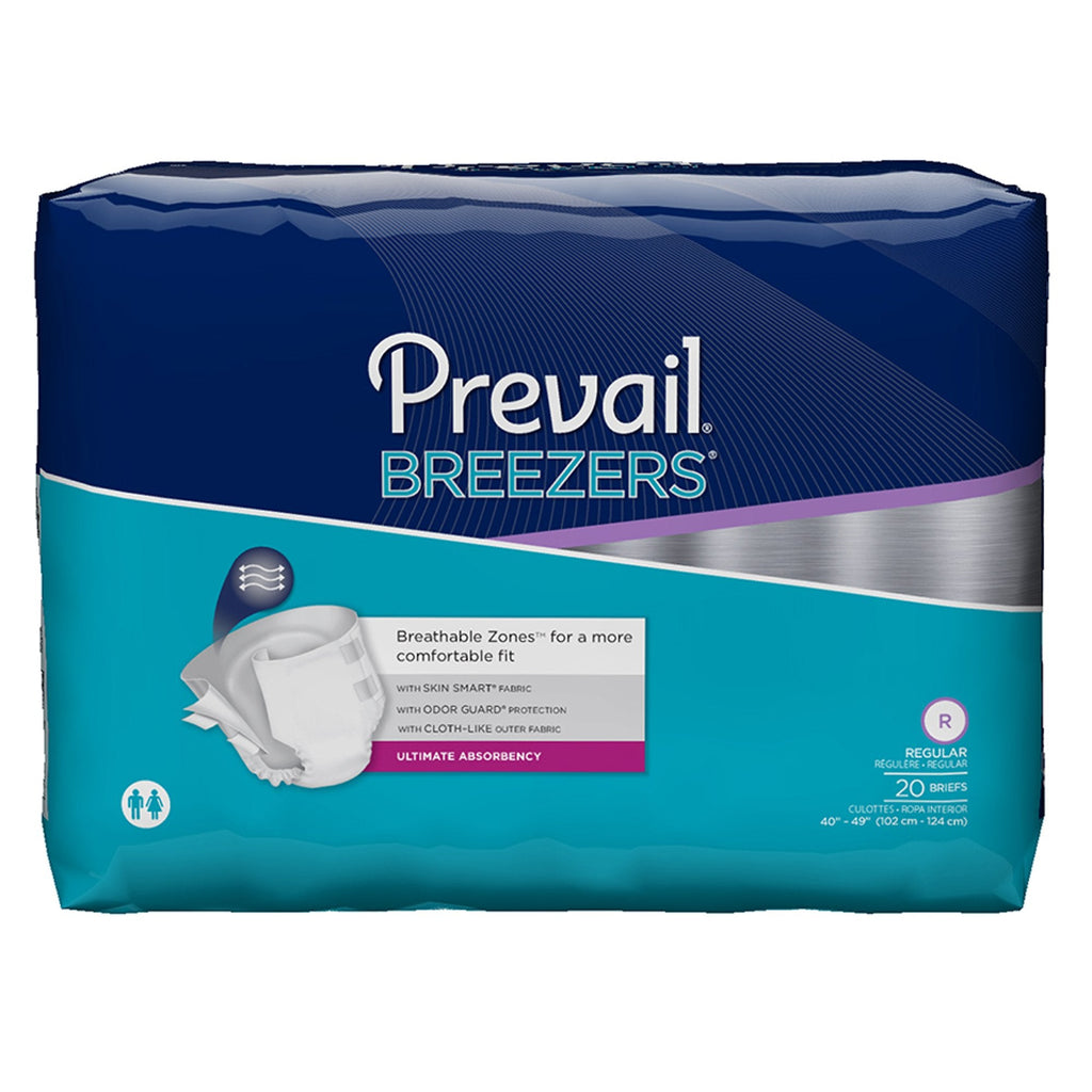 PrevailÂ¨ BreezersÂ¨ Ultimate Incontinence Brief, Regular