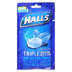 HallsÂ¨ Menthol / Eucalyptus Flavor Cold and Cough Relief
