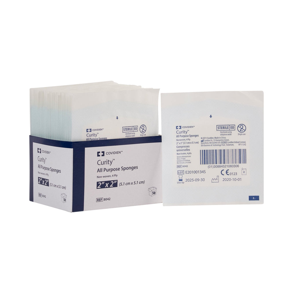 CurityÂª Sterile Nonwoven Sponge, 2 x 2 Inch