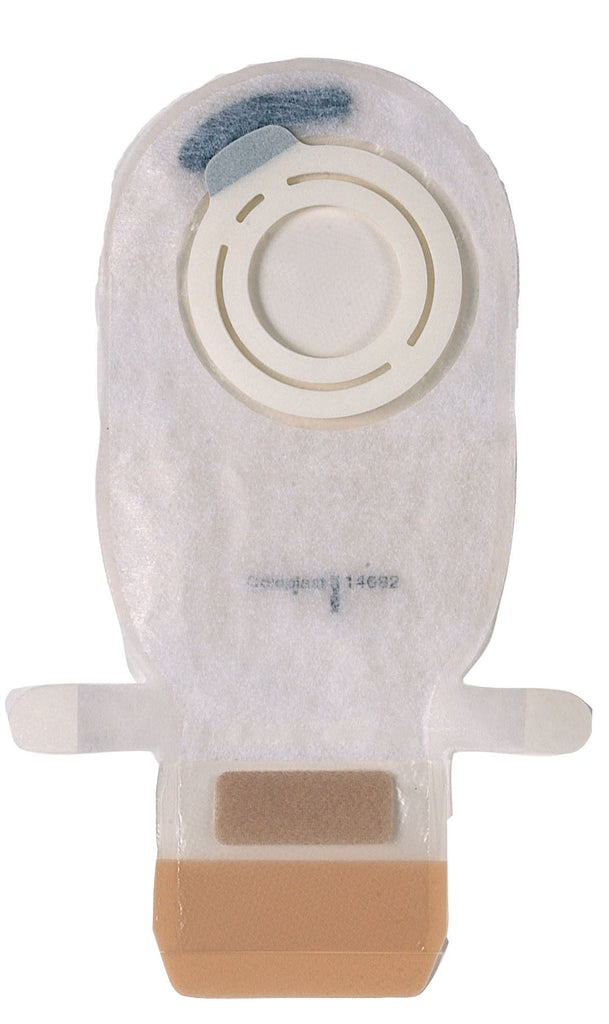 AssuraÂ¨ AC EasiCloseÂª Two-Piece Transparent Ostomy Pouch, 1 Inch Stoma