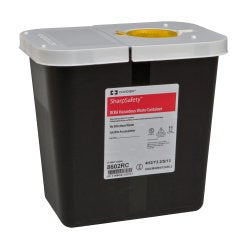 SharpSafetyÂª RCRA Waste Container, 10 H x 10_ W x 7_ D Inch