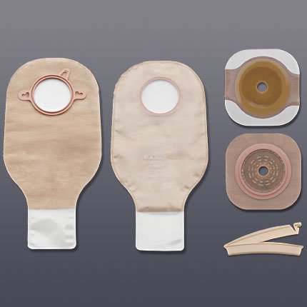 New ImageÂª Two-Piece Drainable Clear Ileostomy /Colostomy Kit, 12 Inch Length, 2_ Inch Flange