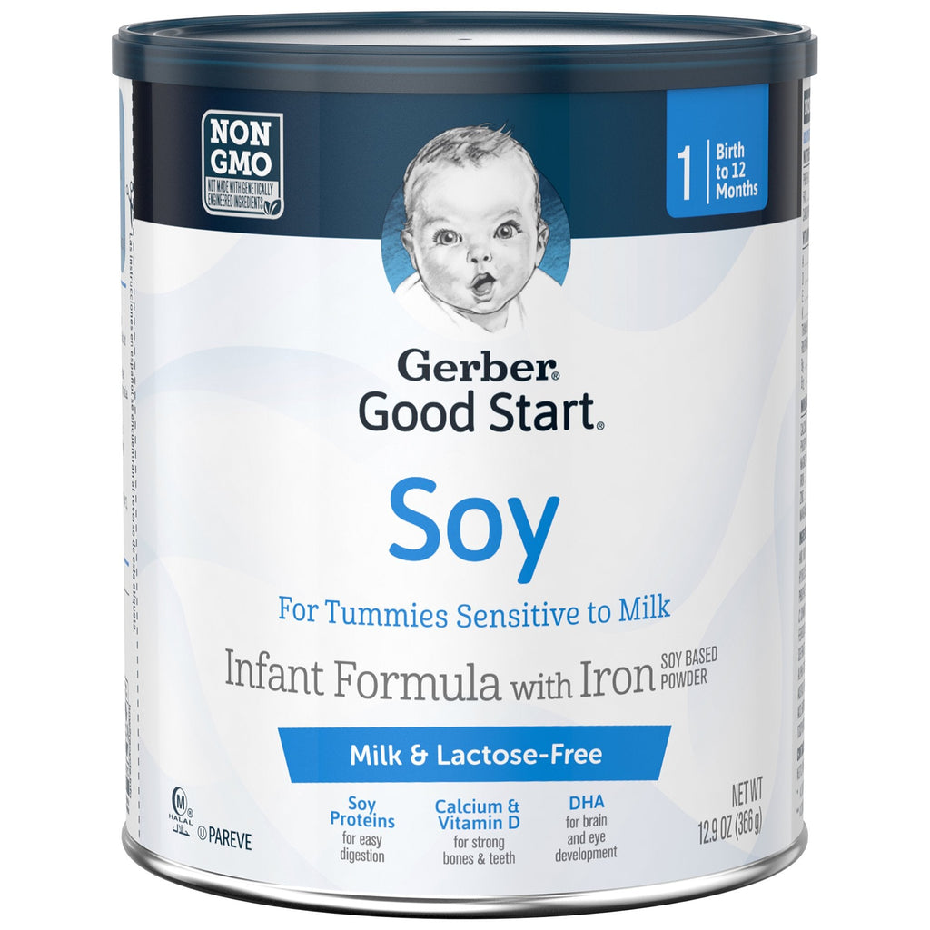 GerberÂ¨ Good StartÂ¨ Soy Powder Infant Formula, 12.9 oz. Can