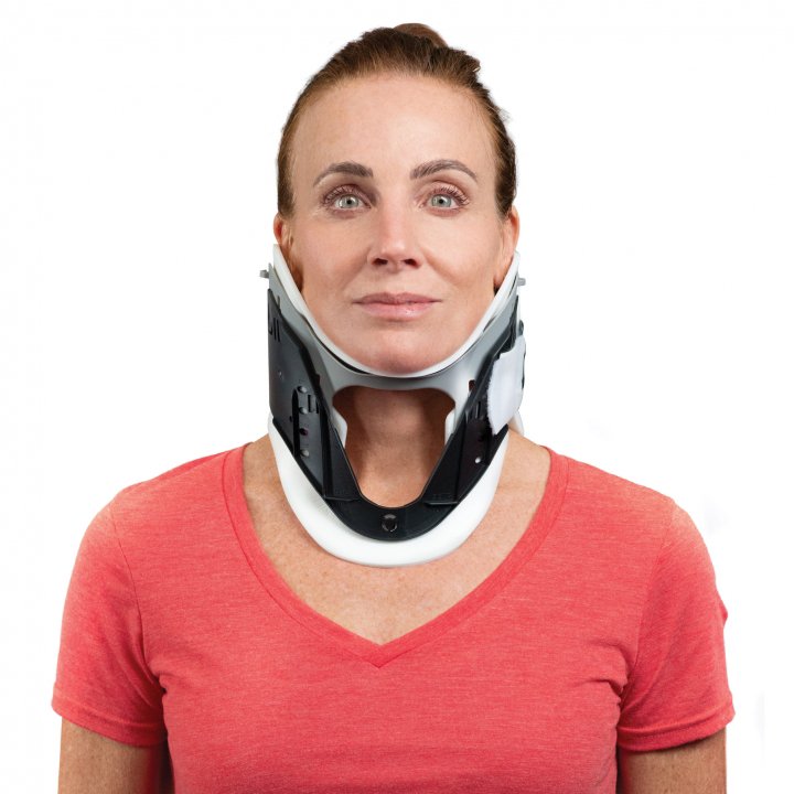 ProCareÂ¨ Rigid Cervical Collar, One Size Fits Most, Adjustable Height