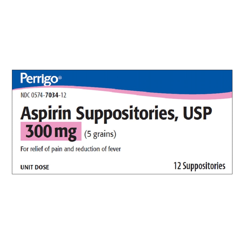 Aspirin Pain Relief Rectal Suppositories