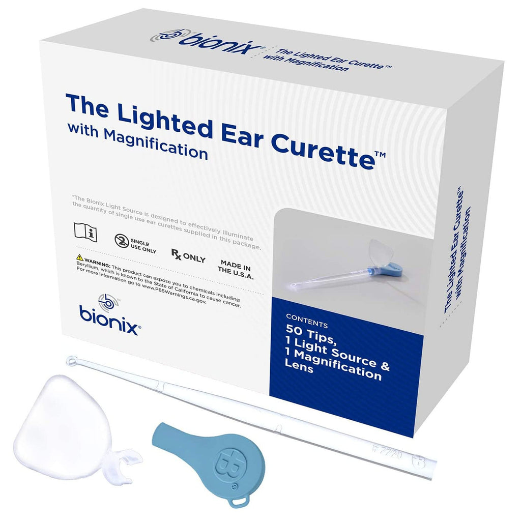Lighted Ear CuretteÂª Light Source for Curettes