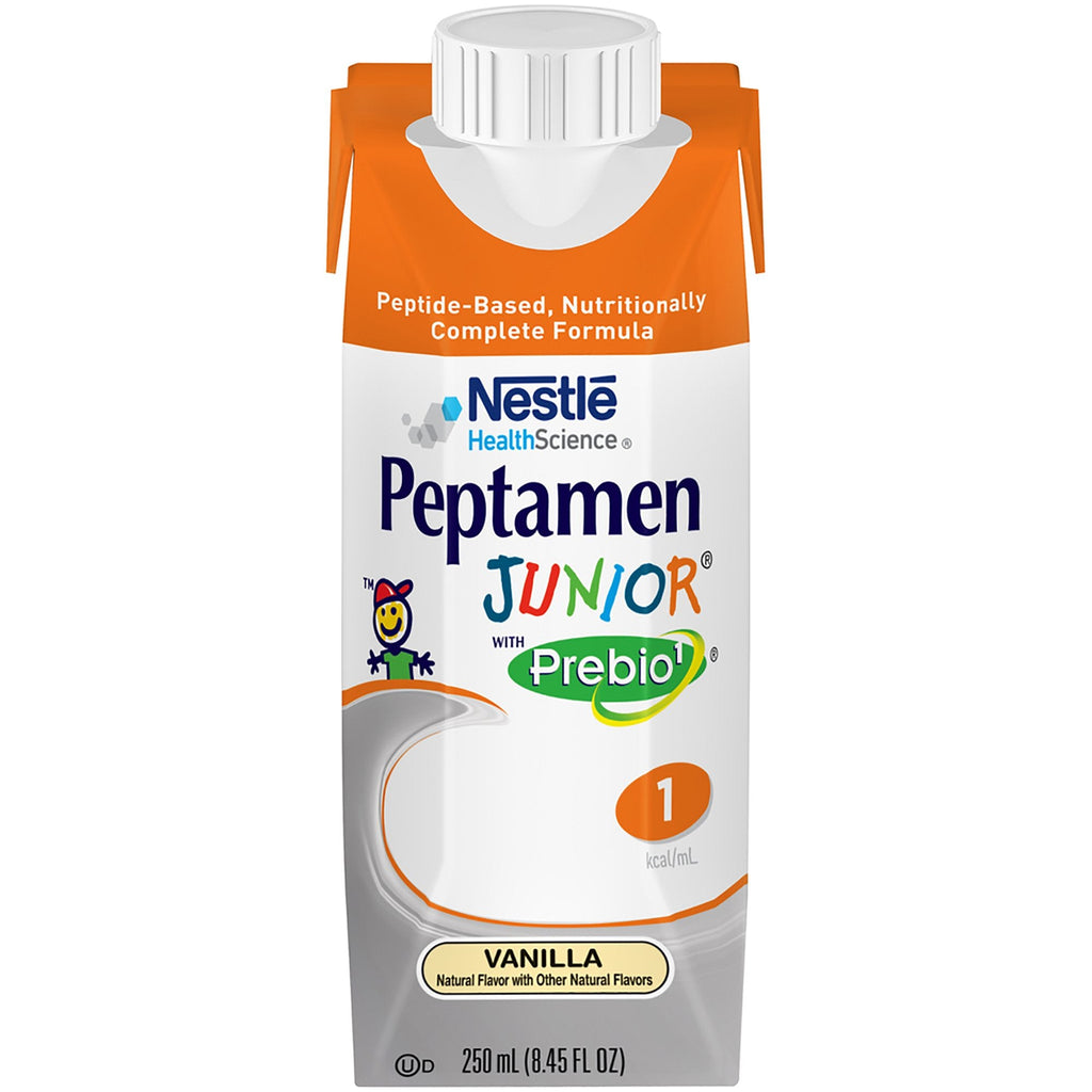 Peptamen JuniorÂ¨ with Prebio_Âª Vanilla Pediatric Oral Supplement / Tube Feeding Formula, 8.45 oz. Tetra PrismaÂ¨