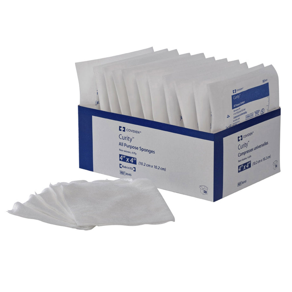 CurityÂª Sterile Nonwoven Sponge, 4 x 4 Inch