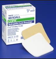 KendallÂª Adhesive with Border Foam Dressing, 6 x 6 Inch