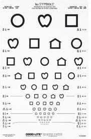 Lea SymbolsÂ¨ Distance Vision Eye Chart