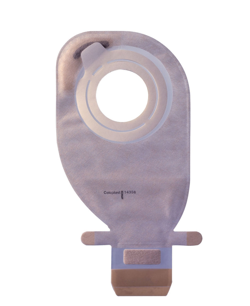AssuraÂ¨ AC EasiCloseÂª Two-Piece Drainable Transparent Filtered Ostomy Pouch, 10_ Inch Length, 2_ Inch Stoma