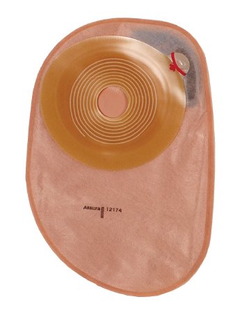 AssuraÂ¨ AC Two-Piece Closed End Opaque Filtered Ostomy Pouch, 8_ Inch Length, 2 Inch Stoma