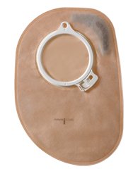 AssuraÂ¨ Two-Piece Closed End Transparent Colostomy Pouch, 8_ Inch Length