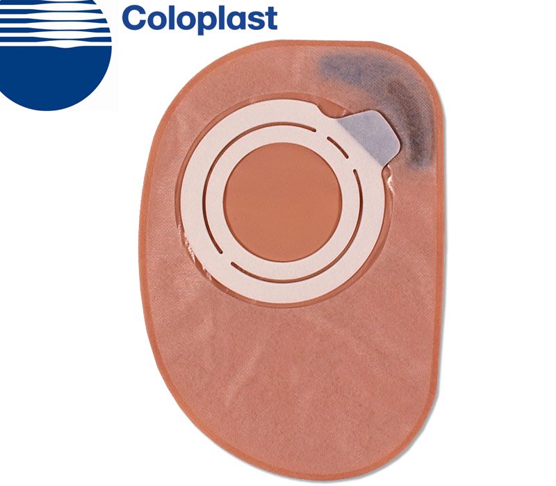 AssuraÂ¨ Two-Piece Closed End Opaque Colostomy Pouch, 8_ Inch Length