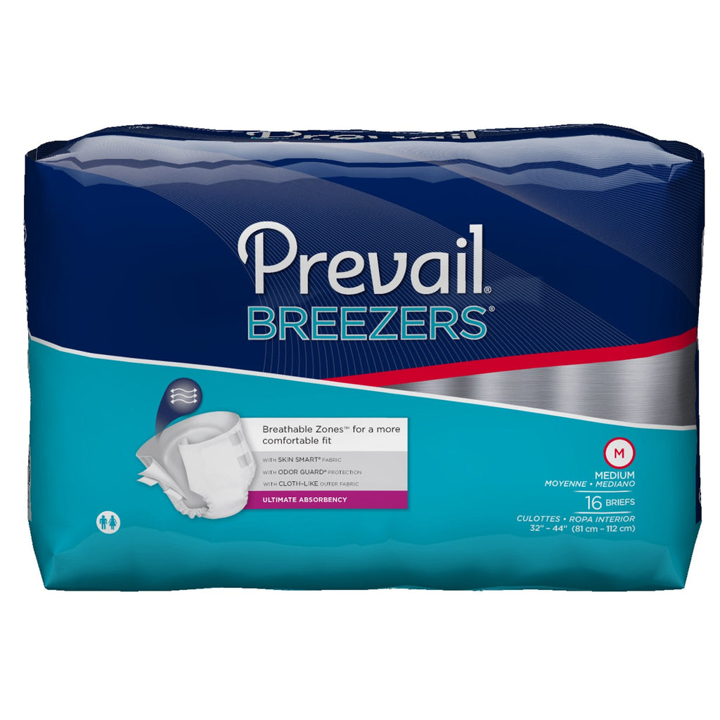 PrevailÂ¨ BreezersÂ¨ Ultimate Incontinence Brief, Medium