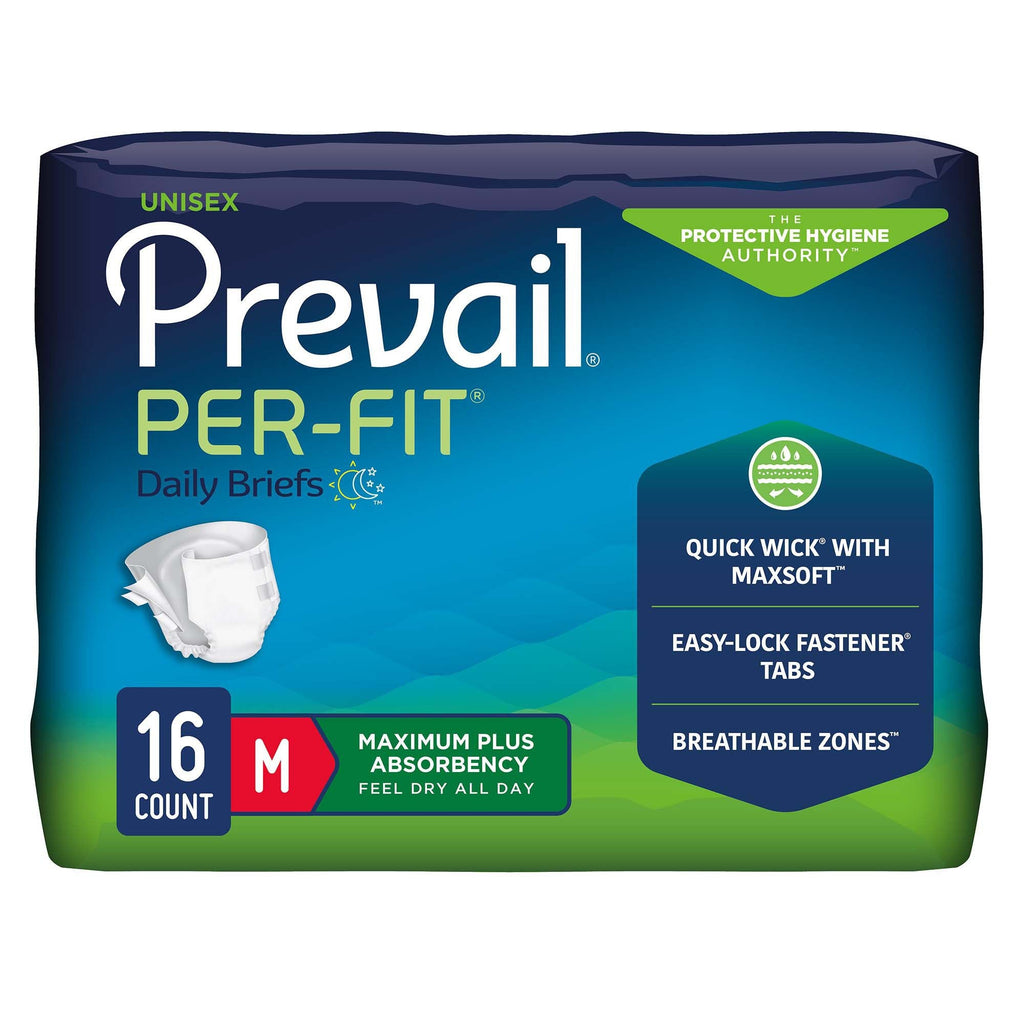 PrevailÂ¨ Per-FitÂ¨ Maximum Incontinence Brief, Medium