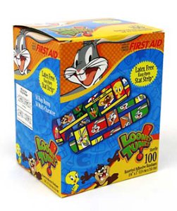 Looney TunesÂª Stat StripÂ¨ Bugs Bunny /Daffy Duck Adhesive Strip, _ x 3 Inch