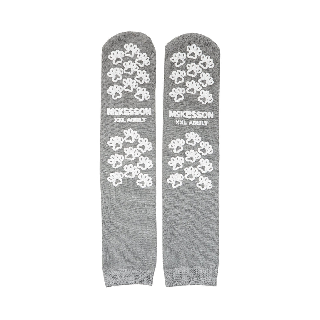 McKesson TerriesÂª Adult Slipper Socks, 2X-Large, Gray