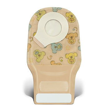 Little OnesÂ¨ Two-Piece Drainable Teddy Bear Design Ostomy Pouch, 8 Inch Length, 1/5 to 1_ Inch Stoma