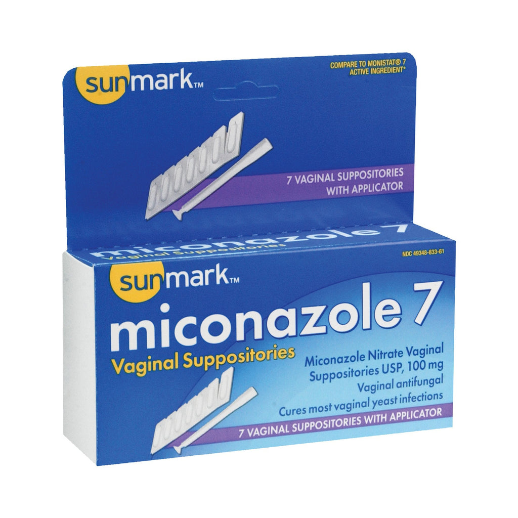 sunmarkÂ¨ Miconazole Nitrate Vaginal Antifungal, 7 Suppositories