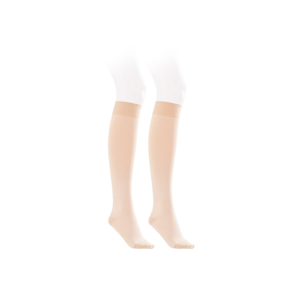 JobstÂ¨ Knee-High Compression Closed Toe Stockings, Medium, Natural
