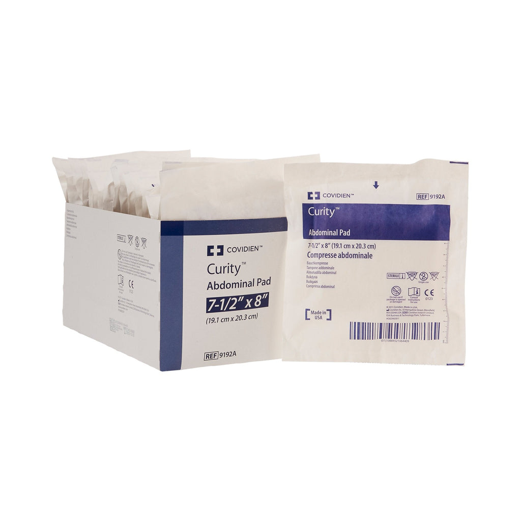 CurityÂª Sterile Abdominal Pad, 7_ x 8 Inch