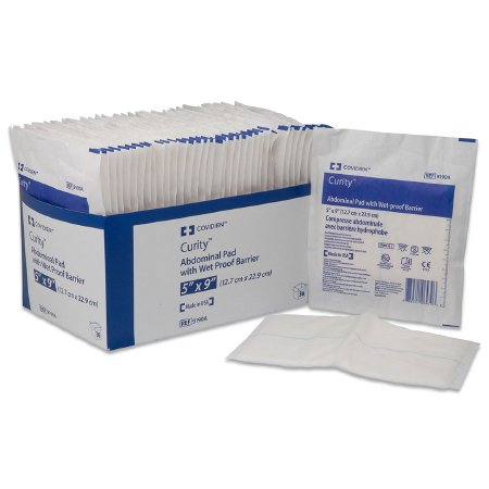 CurityÂª Nonsterile Abdominal Pad, 8 x 10 Inch