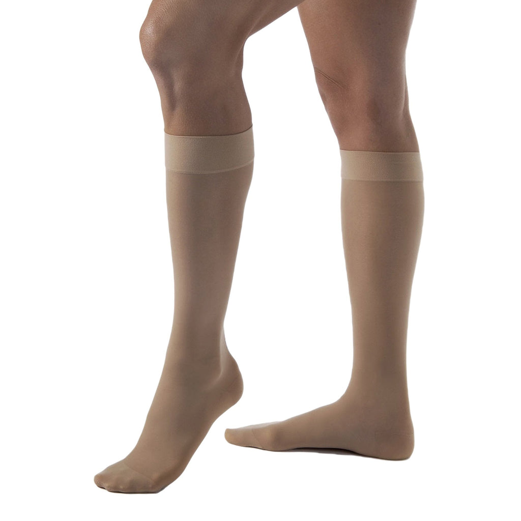 JobstÂ¨ Knee-High Compression Stockings, Small, Natural
