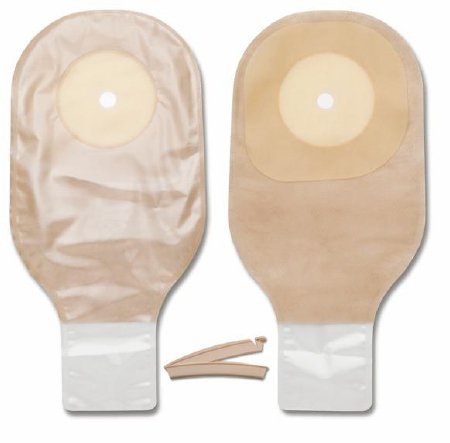 PremierÂª One-Piece Drainable Clear Colostomy Pouch, 12 Inch Length, Up to 2_ Inch Flange