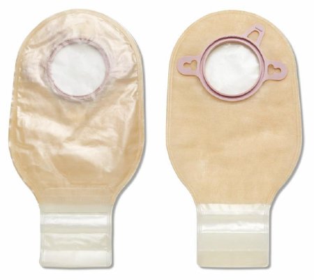 PouchkinsÂª Two-Piece Drainable Transparent Ostomy Pouch, 6_ Inch Length, 1_ Inch Flange