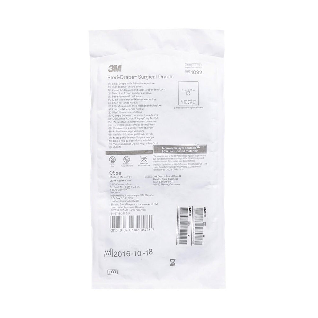 3M Steri-Drape Small Drape with Aperture, 22 x 25 Inch