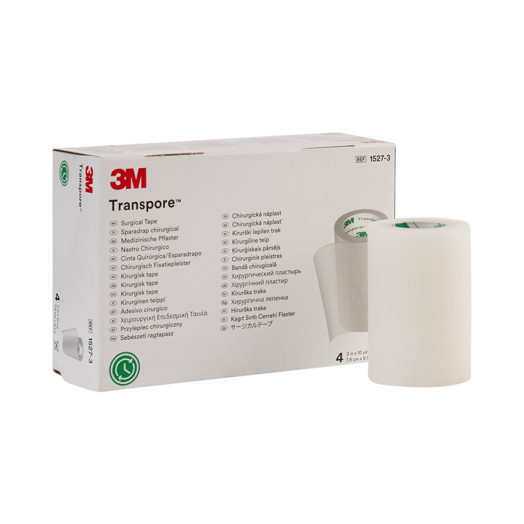 3MÂª TransporeÂª Plastic Medical Tape, 3 Inch x 10 Yard, Transparent