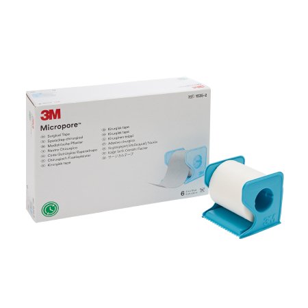 3M™ Micropore™ NonSterile Skin Friendly Medical Tape with Dispenser - 2" x 10 Yard