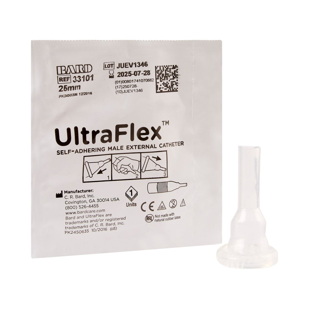 Bard UltraFlexÂ¨ Male External Catheter, Small