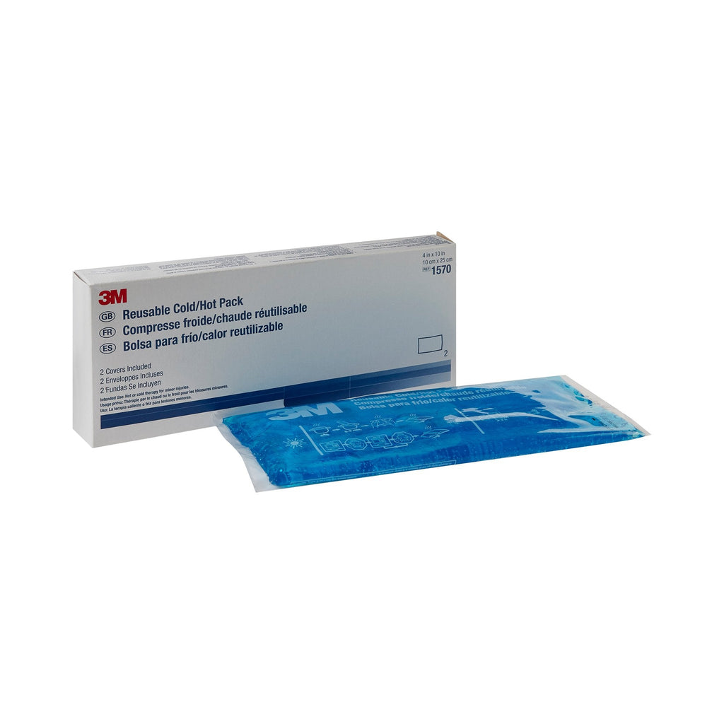 3M Hot Cold Gel Pack, Reusable, Non-Toxic, 4" x 10"