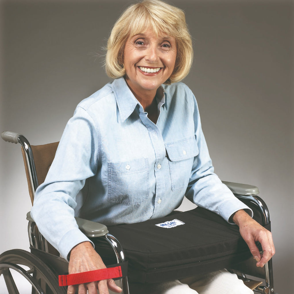 SkiL-CareÂª Lap Cushion, For Use With 20 - 22 in. Wheelchairs, 3.25 in. H, Foam / Nylon