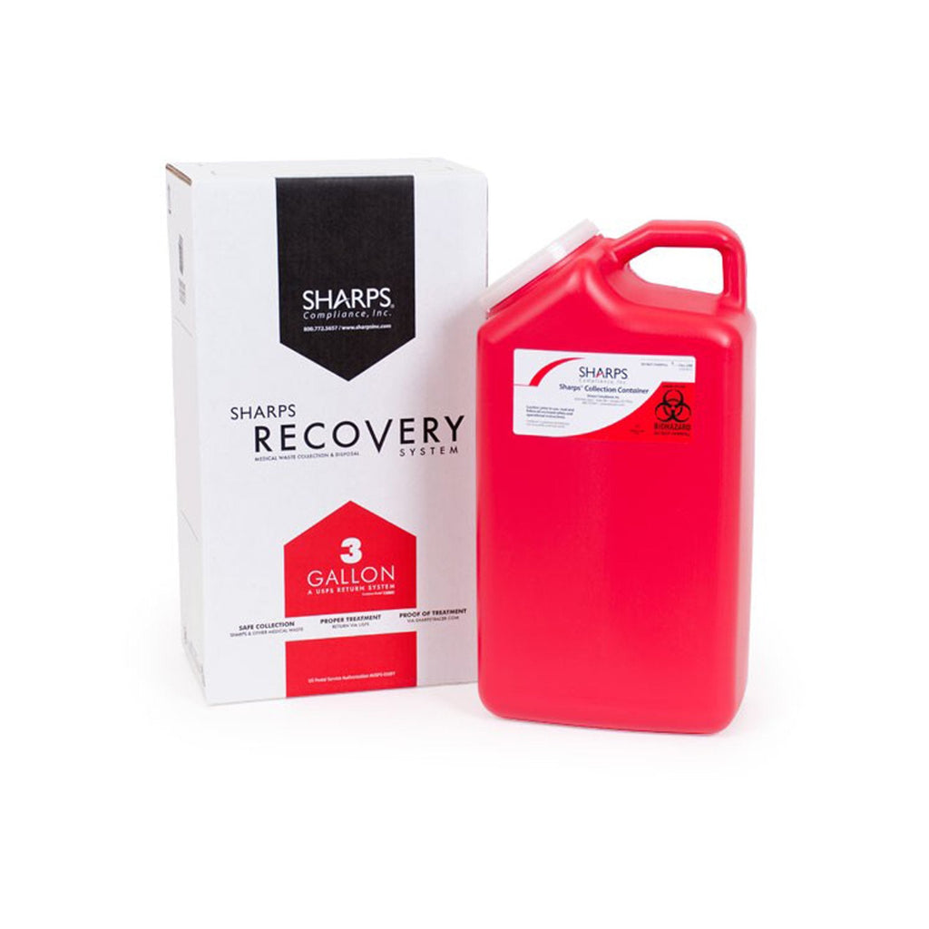 Sharps Recovery SystemÂª Mailback Sharps Container, 17 x 6 x 9 Inch