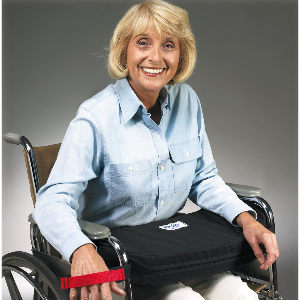 SkiL-CareÂª Lap Cushion, For Use With 16 - 18 in. Wheelchairs, 3.25 in. H, Foam / Nylon