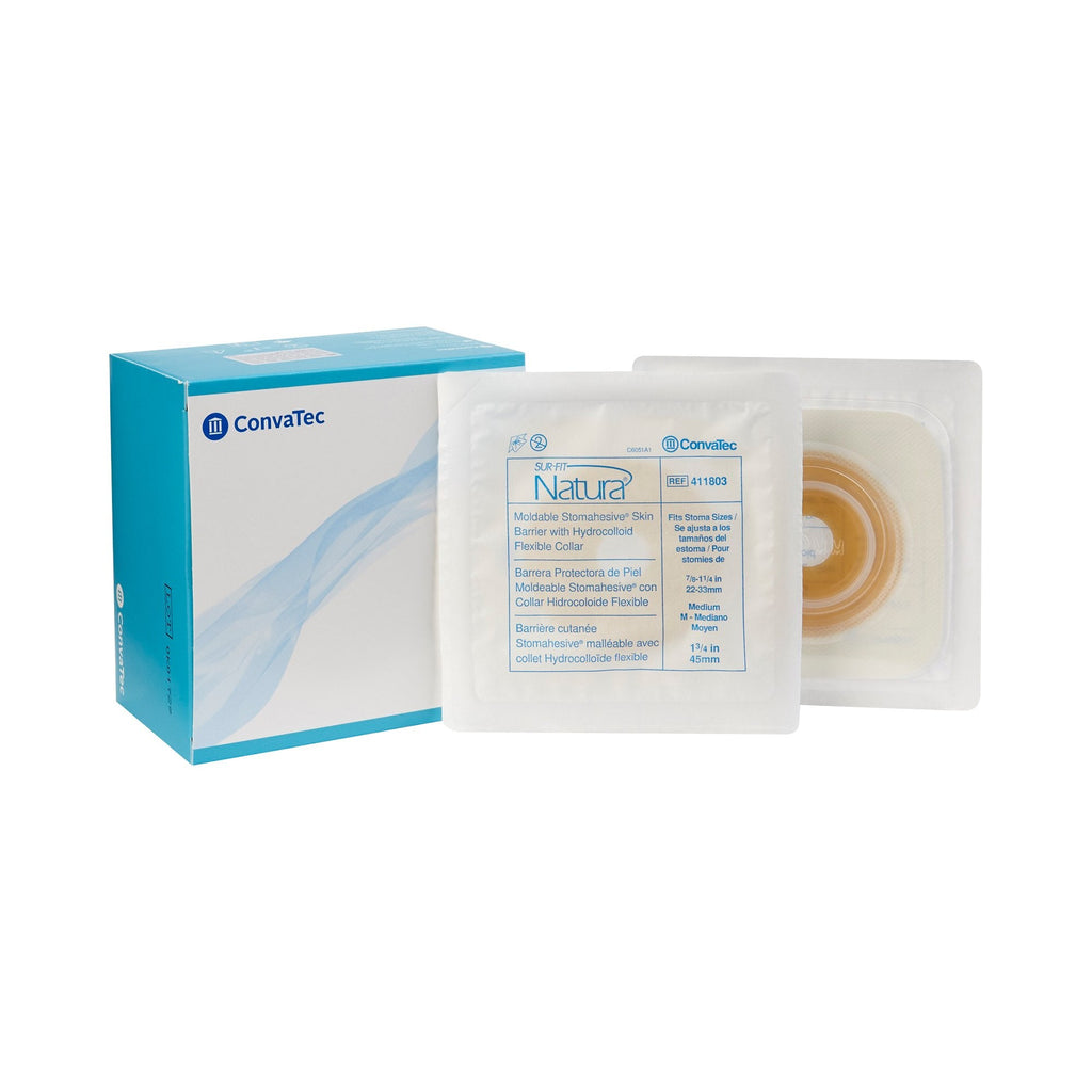 Sur-Fit NaturaÂ¨ StomahesiveÂ¨ Ostomy Barrier With 7/8-1_ Inch Stoma Opening