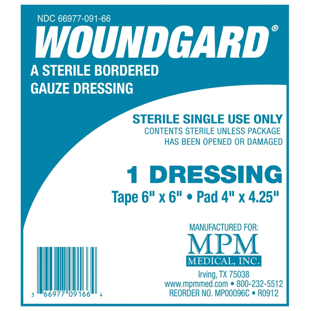 WoundGardÂ¨ White Adhesive Dressing, 6 x 6 Inch