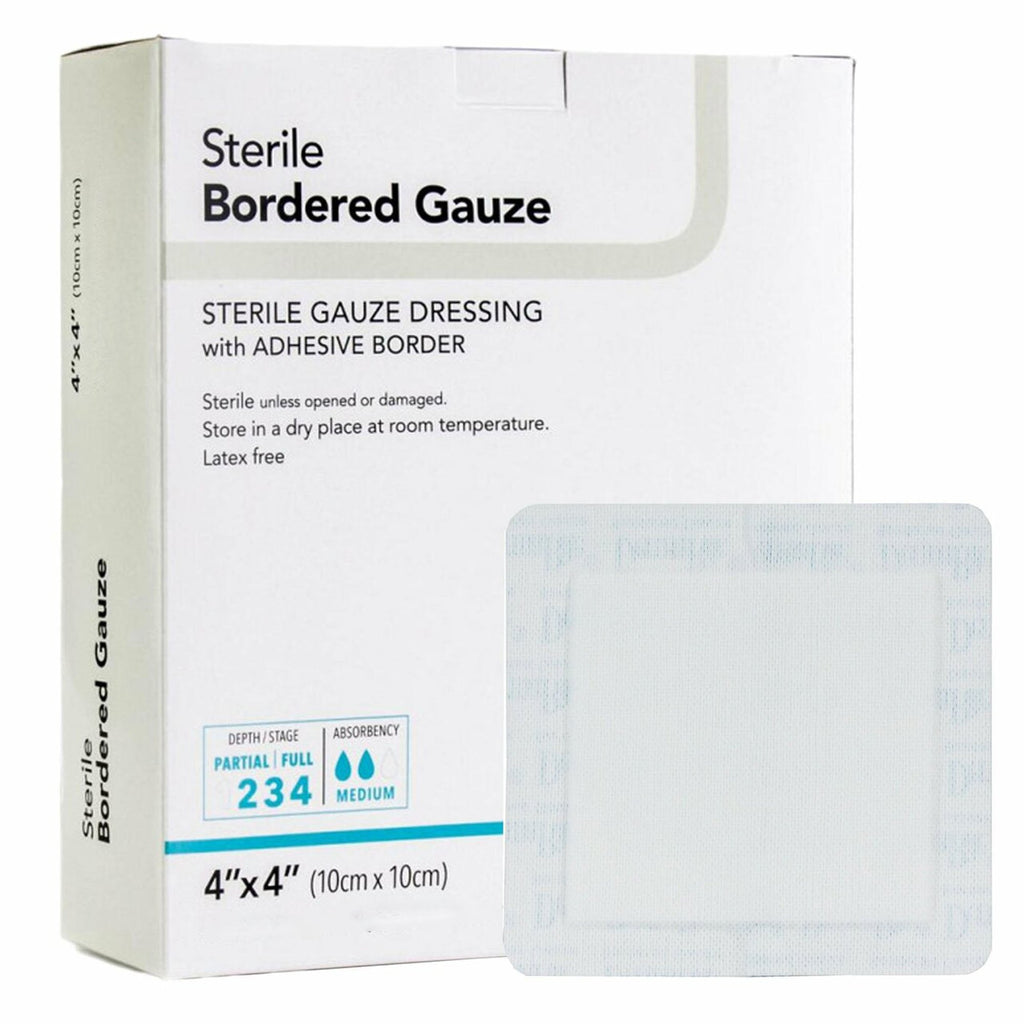 DermaRiteÂ¨ Adhesive Dressing, 6 x 6 Inch, White, Non-Sterile