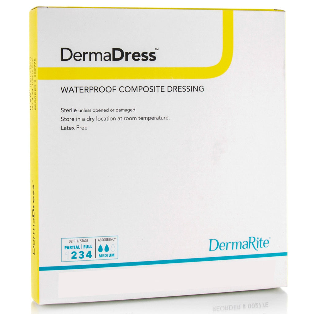 DermaDressÂª Composite Dressing, 4 x 4 Inch