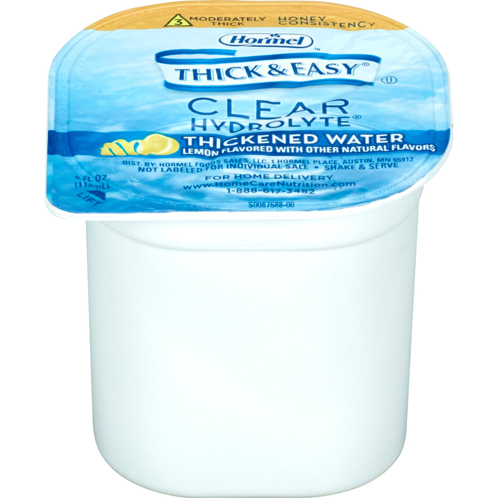 Thick & EasyÂ¨ HydrolyteÂ¨ Honey Consistency Lemon Thickened Water, 4 oz. Cup