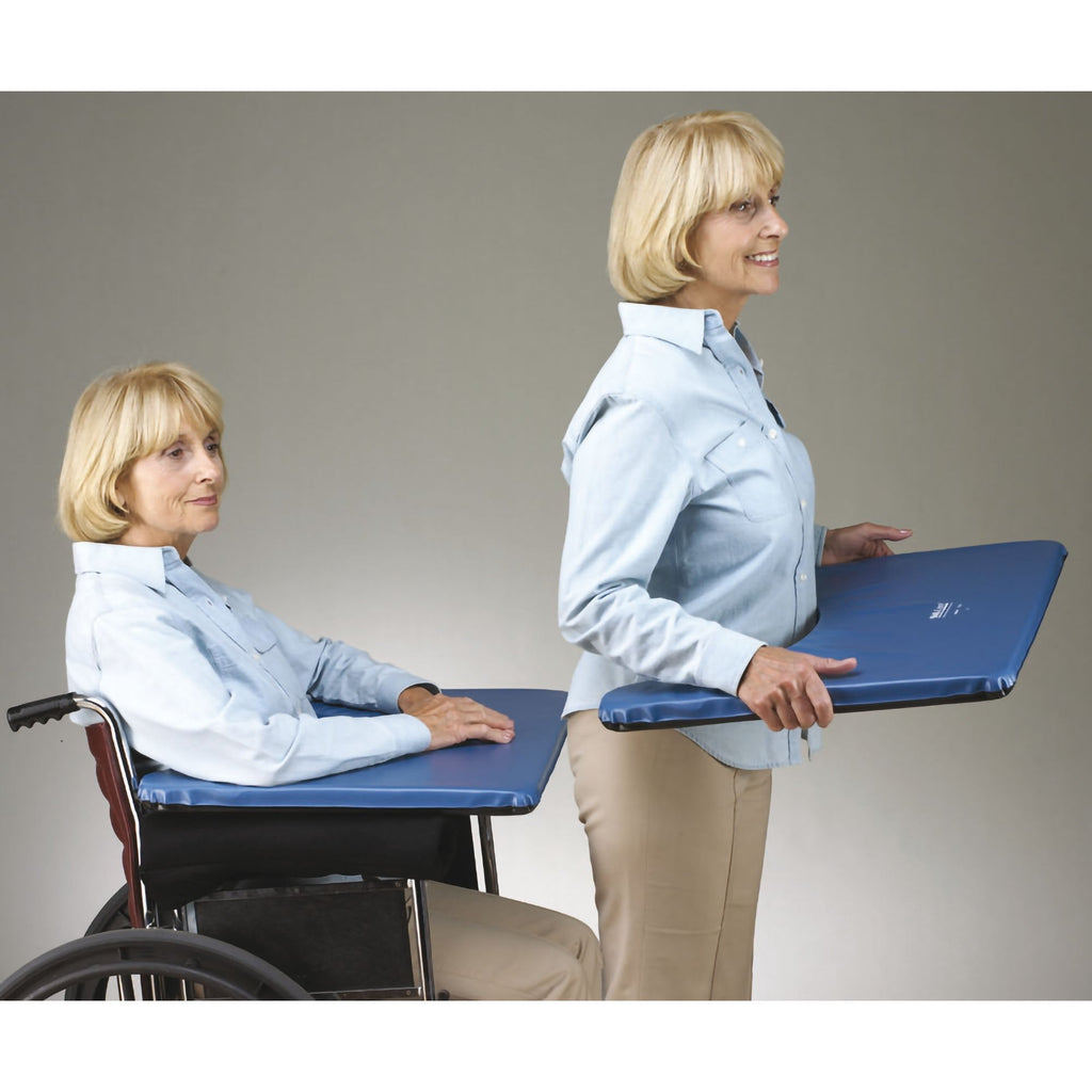 SkiL-CareÂª Lap Tray Pad, For Use With 20 - 22 in. Wheelchairs, 24 in. L x 20 in. W x 2 in. H, Foam / Vinyl