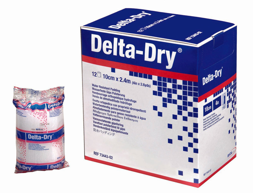 Delta-DryÂ¨ White Synthetic Water Resistant Cast Padding, 2 Inch x 2.6 Yard