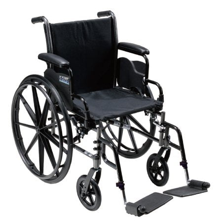 driveÂª Cruiser III Lightweight Wheelchair, 18-inch Seat Width