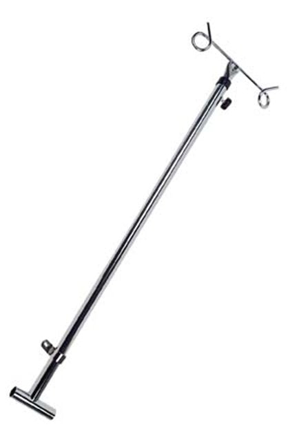 driveÂª Telescoping IV Pole, For Use With Wheelchair, 41.5 in. L x 3 in. W x 11 in. H, Steel