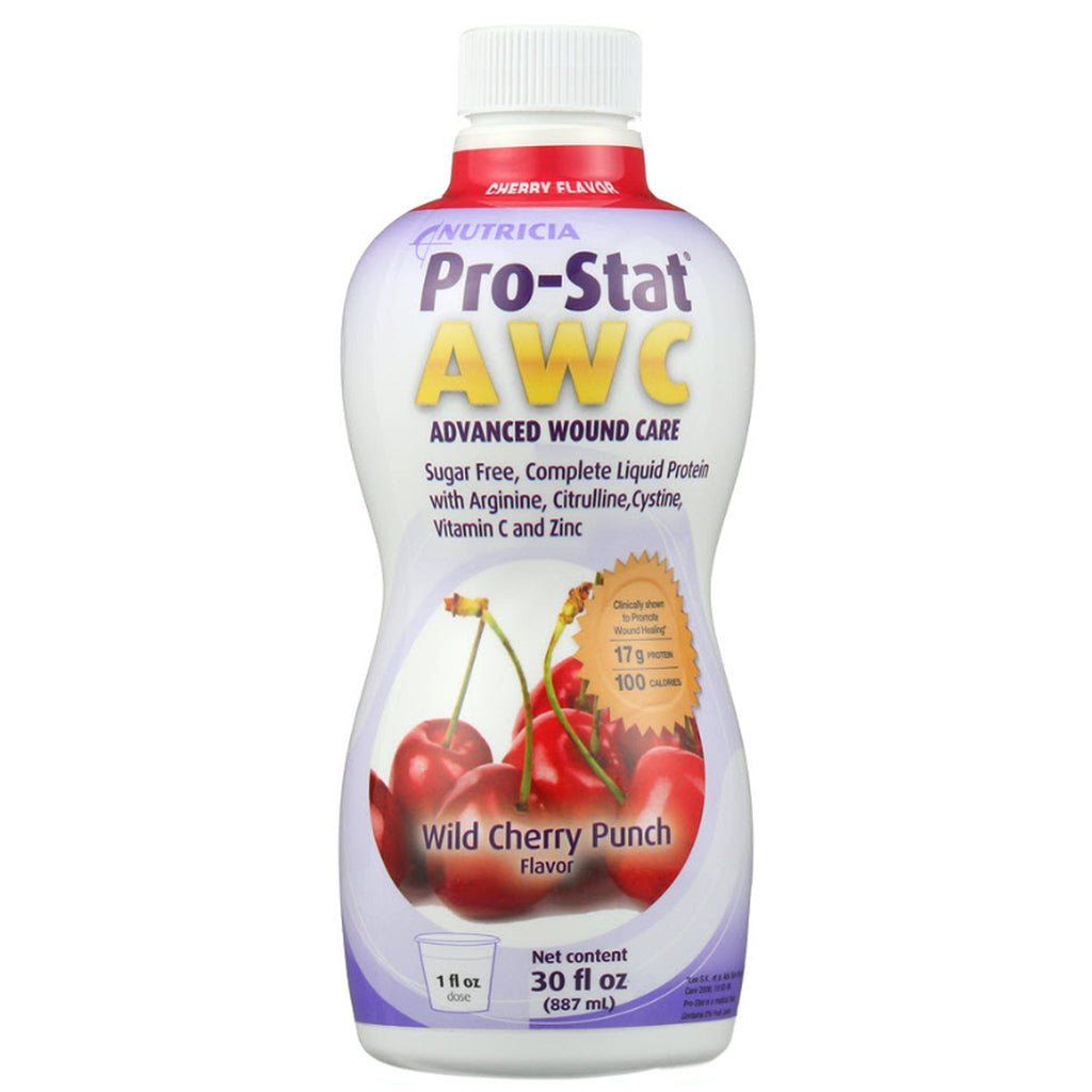 Nutricia Pro-Stat Advanced Wound Care, Ready to Use, Sugar-Free, Wild Cherry Punch Flavor
