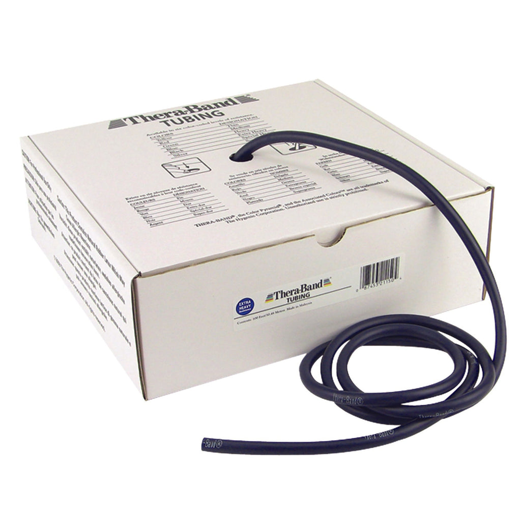 TheraBandÂ¨ Exercise Resistance Tubing, Blue, 100 Foot Length, X-Heavy Resistance